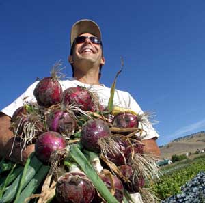 Josh Slotnick loves him some onions!