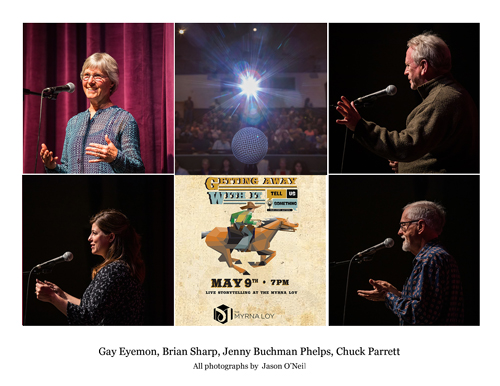 Gay Eyemon, Microphone, Brian Sharp, Jenny Buchman Phelps, Poster, Chuck Parrett